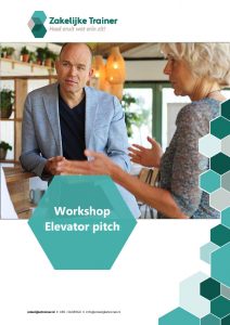 Brochure Workshop Elevator pitch